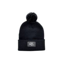 Czapka Beanie Black Pompon. Czarne czapki męskie Harp Team, bez wzorów, z dzianiny. Za 59,00 zł.