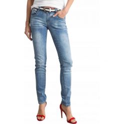 Spodnie damskie jeansowe jeansy efekt sprania xs. Jeansy damskie Merg Selection, xs, z bawełny. Za 69,00 zł.