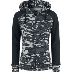 Bluzy damskie: Black Premium by EMP Survivor Bluza z kapturem rozpinana damska czarny
