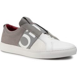 Sneakersy HUGO - Futurism 50407620 10214585 01 Open Grey. Szare sneakersy męskie HUGO, na co dzień, bez wzorów, ze skóry, eleganckie, bez zapięcia. W wyprzedaży za 589,00 zł.