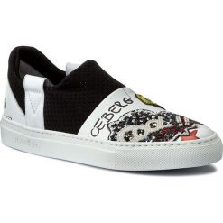 Sneakersy ICEBERG - Serena 17EID1020A Galaxy Bianco. Czarne półbuty damskie Iceberg, na co dzień, bez wzorów, ze skóry, bez obcasa, na płaskiej podeszwie, bez zapięcia. W wyprzedaży za 839,00 zł.
