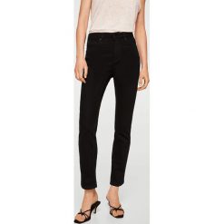 Mango - Jeansy Anna. Szare jeansy damskie z wysokim stanem marki Mango, l. W wyprzedaży za 69,90 zł.