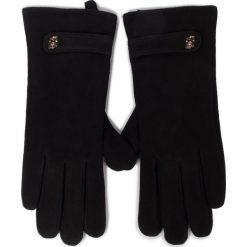 Rękawiczki damskie Liu Jo Guanto In Suede Con 369096 P0021. Czarne rękawiczki damskie Liu Jo, bez wzorów. W wyprzedaży za 249,00 zł.