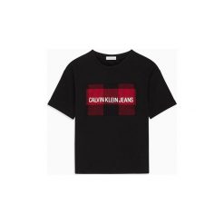 T-shirty z krótkim rękawem Dziecko Calvin Klein Jeans IB0IB00280 BUFFALO CHECK. Czarne t-shirty chłopięce Calvin Klein Jeans, bez wzorów, z jeansu, z krótkim rękawem. Za 169,97 zł.