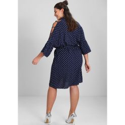 Sukienki: Gabrielle by Molly Bracken PRINTED COLD SHOULDER DETAIL DRESS Sukienka letnia navy blue