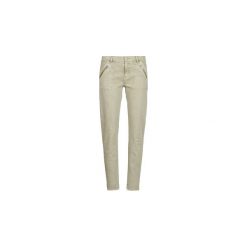 Jeansy slim fit Ikks BN29235-55. Brązowe jeansy damskie IKKS, bez wzorów, z jeansu. Za 439,20 zł.