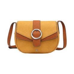Tamaris Damska torebka crossbody Amanda Crossbody Bag S 3051191-604 Yellow Grzebień. Żółte torebki klasyczne damskie Tamaris, bez wzorów, bez dodatków. W wyprzedaży za 150,00 zł.