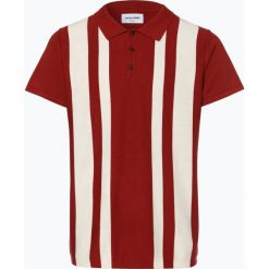 Jack & Jones - Męska koszulka polo – Jorpolo, czerwony. Czerwone koszulki męskie Jack & Jones, m, bez wzorów, z dzianiny, sportowe, bez rękawów. Za 179,95 zł.