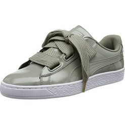 BUTY BASKET HEART. Białe trampki i tenisówki damskie Puma, bez wzorów, z gumy, bez zapięcia. Za 349,99 zł.