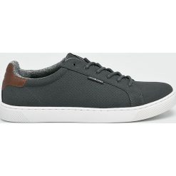 Jack & Jones - Tenisówki. Szare trampki męskie Jack & Jones, bez wzorów, z materiału, na sznurówki. W wyprzedaży za 119,90 zł.