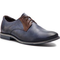 Półbuty LASOCKI FOR MEN - 9317 Granatowy. Niebieskie buty wizytowe męskie marki Lasocki For Men, ze skóry. Za 199,99 zł.