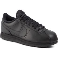 Buty NIKE - Cortez Basic Leather 819719 001 Black/Black/Anthracite. Czarne buty sportowe męskie Nike, na co dzień, bez wzorów, ze skóry ekologicznej, klasyczne, bez zapięcia. W wyprzedaży za 289,00 zł.