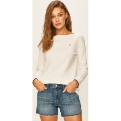 Tommy Hilfiger - Sweter. Białe swetry damskie TOMMY HILFIGER, s, bez wzorów, z bawełny, bez rękawów, bez kaptura. W wyprzedaży za 359,90 zł.
