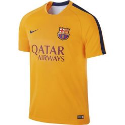 Nike Koszulka męska FC Barcelona Pre-Match Training żółta r. XL (686641 740). Żółte t-shirty męskie Nike, m. Za 95,91 zł.
