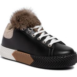 Sneakersy POLLINI - SA15133H08TXB000 Scarpad. Czarne półbuty damskie Pollini, ze skóry. W wyprzedaży za 539,00 zł.
