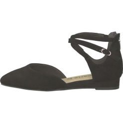 Tamaris damskie sandały 38 czarne. Czarne sandały damskie Tamaris, bez wzorów, eleganckie, bez obcasa, bez zapięcia. Za 200,00 zł.