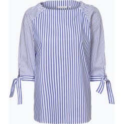 Eterna Comfort Fit - Bluzka damska, niebieski. Niebieskie bluzki damskie marki Eterna Comfort Fit, w paski, klasyczne, z klasycznym kołnierzykiem, bez rękawów. Za 299,95 zł.