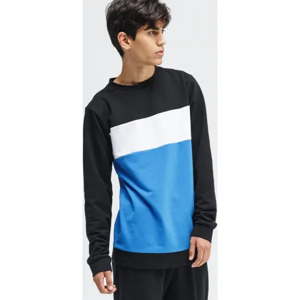 Lotto Bluza Bisonte , czarny, rozmiar L. Czarne bluzy męskie Lotto, m, bez wzorów, z bawełny, z włoskim kołnierzykiem, bez rękawów, bez kaptura. W wyprzedaży za 79,99 zł.