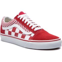 Tenisówki VANS - Old Skool VN0A38G1VK51 (Mix Checker) Chili Peppe. Czerwone półbuty damskie Vans, bez wzorów, ze skóry, bez zapięcia. Za 319,00 zł.