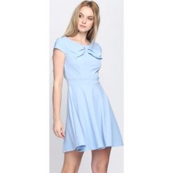Jasnoniebieska Sukienka Treat Me. Niebieskie sukienki letnie marki Born2be, s, mini. Za 89,99 zł.