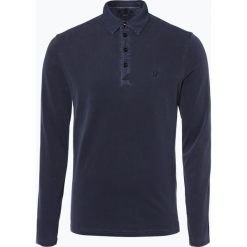 Marc O'Polo - Męska koszulka polo, niebieski. Niebieskie koszulki polo męskie marki Marc O'Polo, xl, z dżerseju, klasyczne, polo, z długim rękawem, długie. Za 199,95 zł.