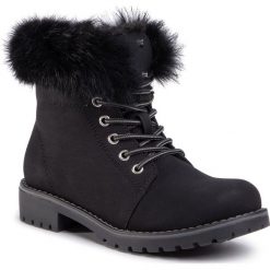 Trapery NELLI BLU - CS722-38 Black. Czarne śniegowce dziewczęce Nelli Blu, bez zapięcia. Za 119,99 zł.