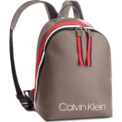 Plecak CALVIN KLEIN - Collegic Backpack K60K604455 002. Szare plecaki damskie marki Calvin Klein, ze skóry ekologicznej. Za 649,00 zł.