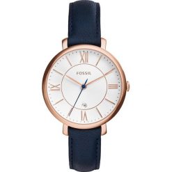 Zegarek FOSSIL - Jacqueline ES3843 Blue/Rose Gold. Niebieskie zegarki damskie marki Fossil, ze stali. Za 479,00 zł.