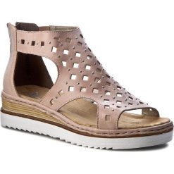 Rzymianki damskie: Sandały RIEKER – 67995-31 Rosa