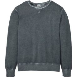 Bluza dresowa bonprix antracytowy. Szare bluzy męskie bonprix, s, bez wzorów, z dresówki, z okrągłym kołnierzem, bez rękawów, bez kaptura. Za 109,99 zł.