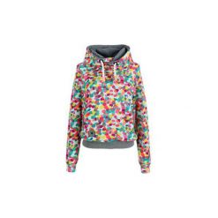 Bluza Power of Pink. Różowe bluzy z kieszeniami damskie marki Dreslove, l, w kolorowe wzory, z materiału. Za 249,00 zł.