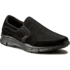 Półbuty SKECHERS - Mind Game 51502/BBK Black. Czarne półbuty męskie Skechers, na co dzień, bez wzorów, ze skóry, klasyczne, bez zapięcia. W wyprzedaży za 209,00 zł.