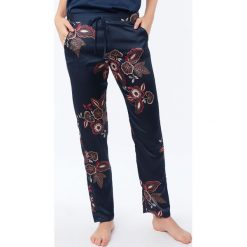 Etam - Spodnie piżamowe Celeste. Niebieskie piżamy damskie marki Etam, l, z bawełny. Za 119,90 zł.