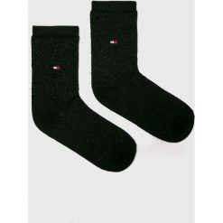 Tommy Hilfiger - Skarpetki. Czarne skarpetki damskie marki TOMMY HILFIGER, z bawełny. W wyprzedaży za 37,90 zł.