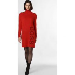 BOSS Casual - Sukienka damska – Wabellettas, czerwony. Czerwone sukienki damskie BOSS Casual, na co dzień, l, bez wzorów, z dzianiny, casualowe, bez kołnierzyka, bez rękawów, proste. Za 849,95 zł.