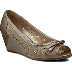 Półbuty damskie: Półbuty CLARA BARSON – W16SS271-12 Beżowy Ciemny