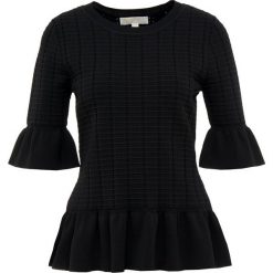 MICHAEL Michael Kors CREW Tshirt z nadrukiem black. Czarne bluzki damskie marki MICHAEL Michael Kors, l, z nadrukiem, z wiskozy, bez kołnierzyka. Za 629,00 zł.