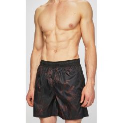 Armani Exchange - Kąpielówki. Czarne kąpielówki męskie Armani Exchange, s, bez wzorów, z poliesteru. W wyprzedaży za 279,90 zł.