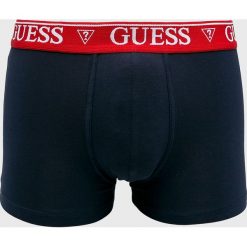 Guess Jeans - Bokserki. Niebieskie bokserki męskie Guess Jeans, z aplikacjami, z elastanu. W wyprzedaży za 69,90 zł.