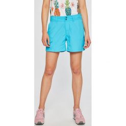 Columbia - Szorty. Niebieskie spodenki sportowe damskie marki Columbia, s, z elastanu, sportowe. W wyprzedaży za 159,90 zł.