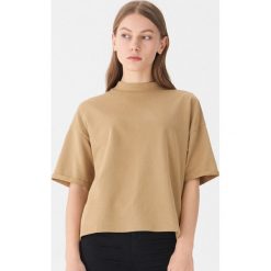 Koszulka oversize - Beżowy. Brązowe t-shirty damskie marki House, s. Za 39,99 zł.