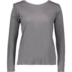 Koszulka w kolorze ciemnoszarym. Szare t-shirty damskie Benetton, xs, z okrągłym kołnierzem, z długim rękawem. W wyprzedaży za 36,95 zł.
