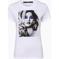 Guess Jeans - T-shirt damski, czarny. Niebieskie t-shirty damskie marki Orsay, xs, w grochy, z dzianiny. Za 149,95 zł.
