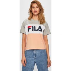 Fila - Top. Bluzki damskie Fila, s, z nadrukiem, z bawełny, z okrągłym kołnierzem. Za 149,90 zł.
