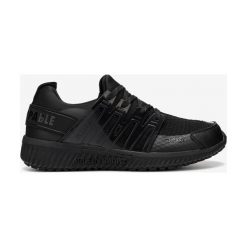 Philipp Plein Sport Unstoppable Tenisówki Czarny. Czarne buty sportowe męskie Philipp Plein Sport, z materiału, bez zapięcia, tenisowe. Za 922,95 zł.