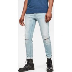 G-Star Raw - Jeansy 3301. Niebieskie jeansy męskie G-Star RAW, bez wzorów, retro. Za 559,90 zł.