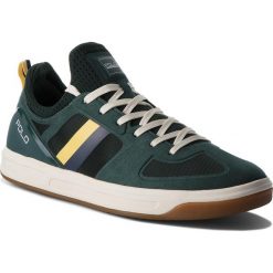 Sneakersy POLO RALPH LAUREN - Court200 809711474003 Green. Zielone półbuty męskie Polo Ralph Lauren, na co dzień, bez wzorów, ze skóry ekologicznej, eleganckie, bez zapięcia. W wyprzedaży za 389,00 zł.