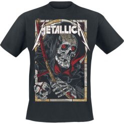 Metallica Death Reaper T-Shirt czarny. Czarne t-shirty męskie z nadrukiem marki Metallica, m, z okrągłym kołnierzem. Za 74,90 zł.