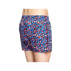Bielizna męska Happy Socks x Wiz Khalifa - Black & Blue Boxer (WIZ66-6000). Czarna bokserki męskie Happy Socks, w kolorowe wzory, z bawełny. Za 99,90 zł.