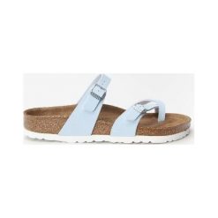 Birkenstock 1016638 BRUSHED SKY, klapki. Klapki damskie Birkenstock, bez wzorów, bez obcasa. Za 279,00 zł.